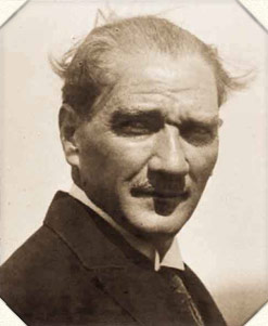 Mustafa Kemal Atatürk, the founder of the Turkish Republic and its first President